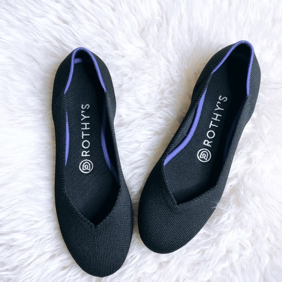 Rothy's Shoes - ROTHY’S The Flat Black Solid Size 6.5